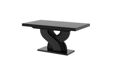 Stół rozkładany BELLA 160 - Czarny / Czarny